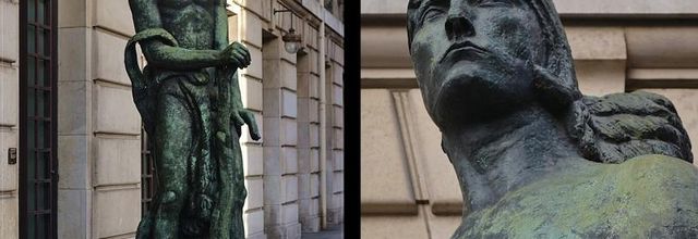 Parvis du Musée d'Orsay : "La Force de la Volonté" de Antoine Bourdelle
