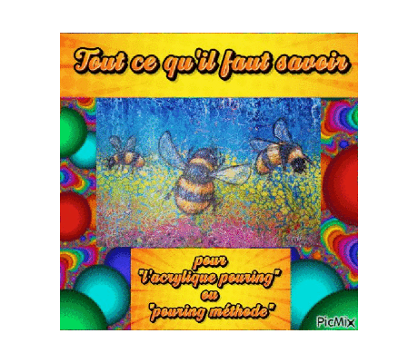 Dessin et peinture - vidéo 4533 : Tout ce qu'il faut savoir pour "l'acrylique pouring" ou "pouring methode" (peinture abstraite) 1°partie - acrylique.