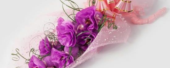 Fleurs en papier crépon
