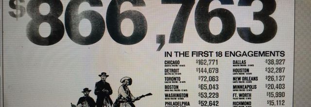 BOX OFFICE USA DU 26 DECEMBRE 1967 AU 1er JANVIER 1968