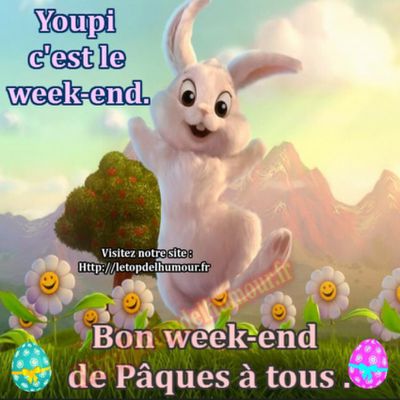 Bon week-end de Pâques.