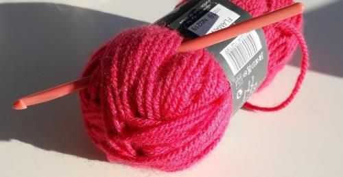 Crochet en rose