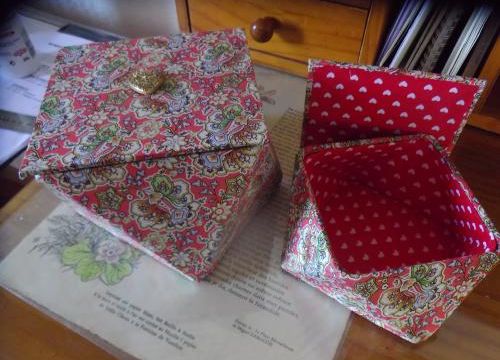 Atelier cartonnage du 19 octobre 2015