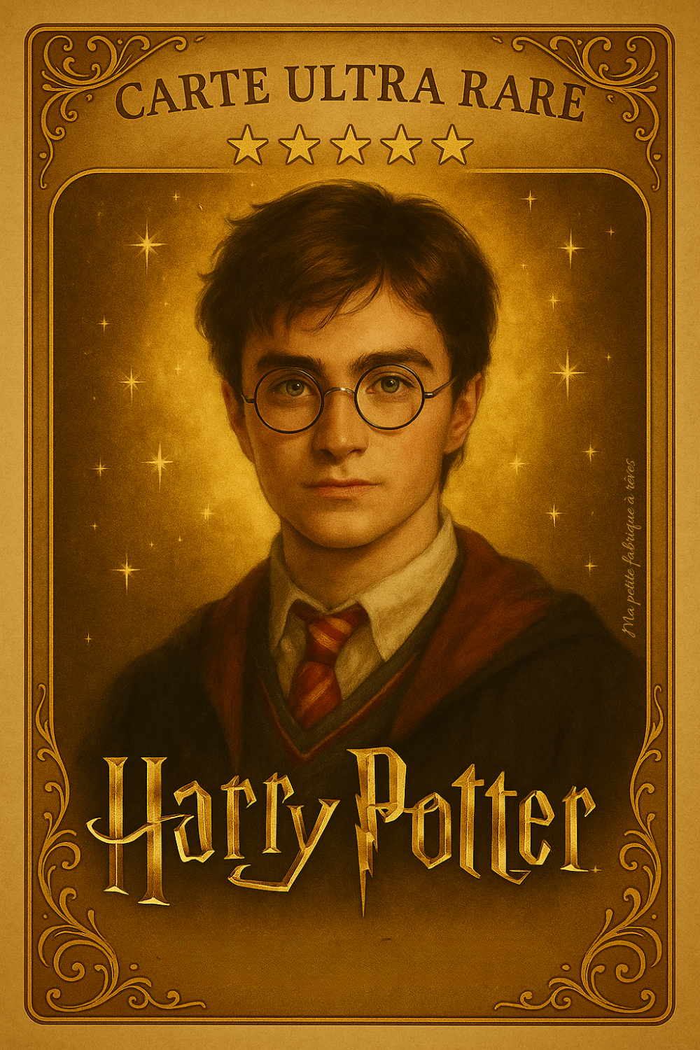 Harry Potter à imprimer cartes collector à offrir aux enfants lors de l'anniversaire ou en cycle 3