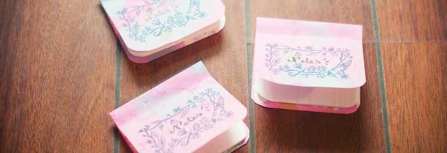 DIY - Tutoriel - Fabriquer un mini carnet