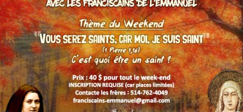 Super week-end jeunesse! - Franciscains de l'Emmanuel