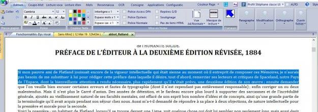 La nouvelle version de Dys Vocal importe et lit des ePub