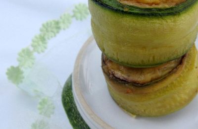 Minis roulés courgette & thon
