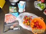 Salade de tomates mozza' et jambon cru