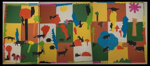 Une forêt à la manière d'Henri Matisse
