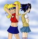 naruto et sasuké en filles