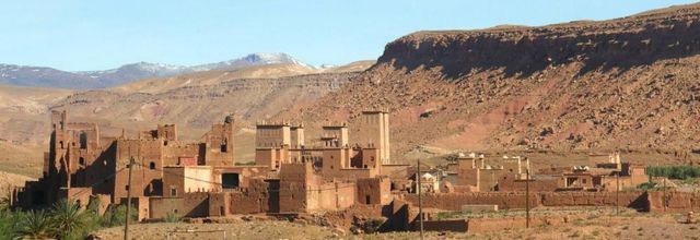 Quelques villages entre Ait Ben Haddou et Télouet 