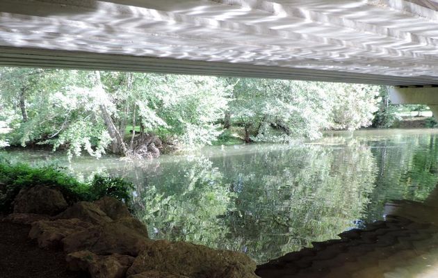 Reflets sous le pont