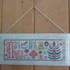 SAL 4 saisons - Noël ! Finitions et broderies (1)
