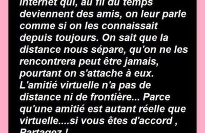 Internet = amitié!