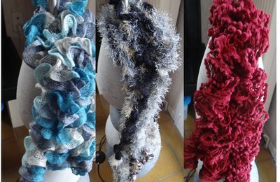 Mes écharpes de toutes les couleurs...