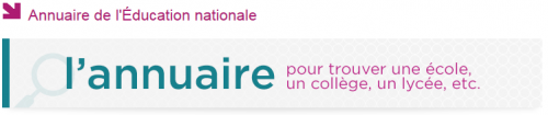 Annuaire de l'éducation nationale
