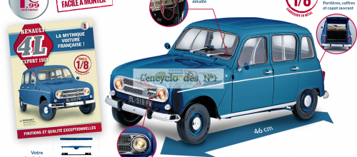 N° 1 Construisez la Renault 4L Export 1968 - Test 