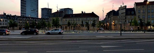Metz / Dans la chaleur d'une nuit d'été...