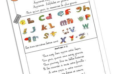 L'alphabet en chantant 