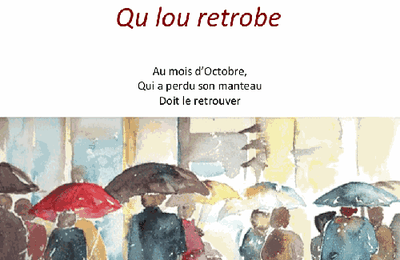 Lou dicho dóu mes !