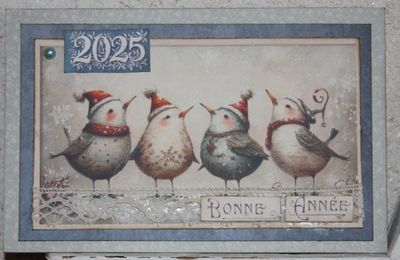 Scrap / Dernière carte de voeux 2025