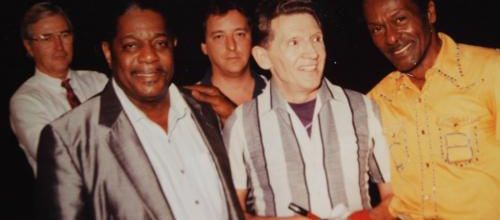 photo ckuck berry-jerry lee lewis -Johnnie Johnson