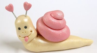 Fimo : escargot, tortue et chouette