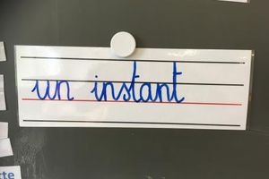 Fiches plastifiées pour les mots à savoir