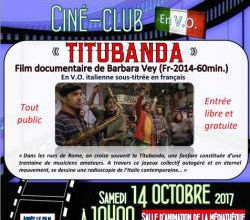 Prochain ciné-club du 14 octobre avec la présence de la réalisatrice 