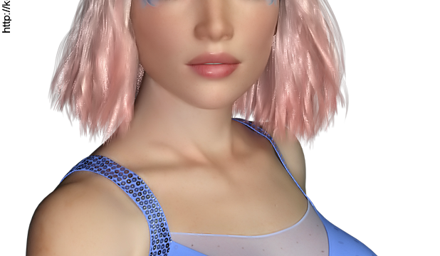 Tube de portrait d'elfe (render-image)