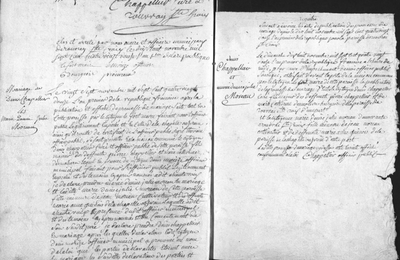 Rouvray-sainte-croix (Loiret) : le curé se marie et note ce qui se passe en 1788.