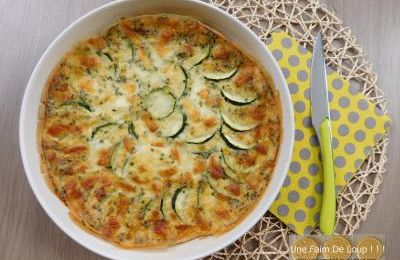 Clafoutis de courgette à la mozzarella 