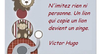 N'imitez personne