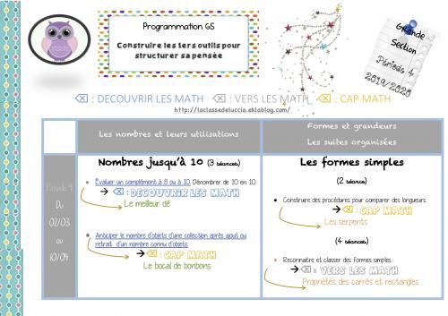 Prog math GS P4 mix 3 méthodes