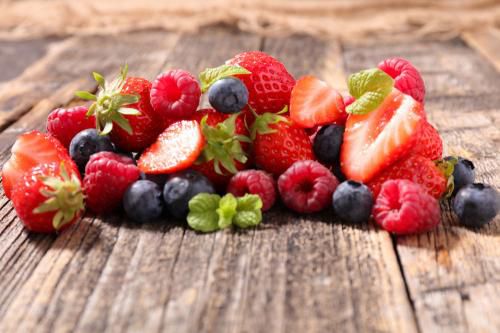 Boisson rafraichissante aux fraises