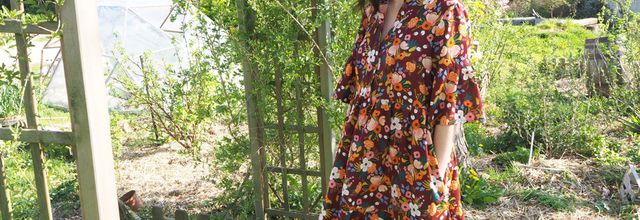 Ma robe Myosotis fleurie