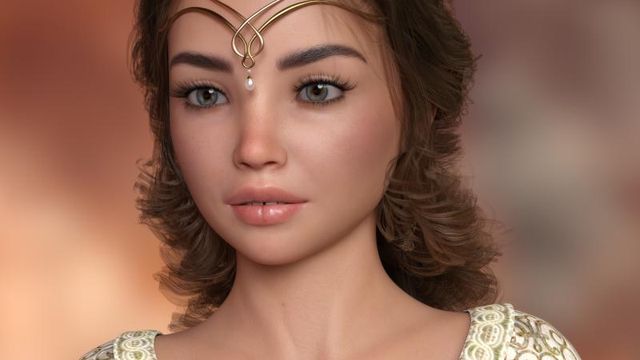 Portrait de la jeune Libby (Daz Studio)