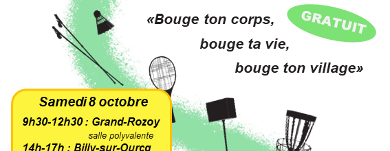La Caravane du Sport revient à Grand-Rozoy le 8 octobre