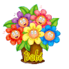 417 - Fleurs chanteuses, blinkie, gif anime