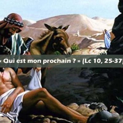 Homélie du 15è dim T ord. - Tu aimeras… - 13 juillet 2025