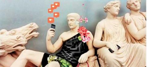 "Gucci party" chez les Dieux grecs du Parthénon...