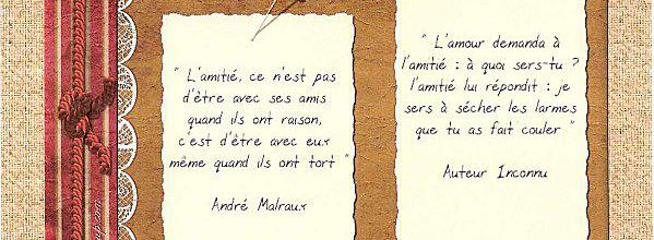 Amour ? Amitié ?
