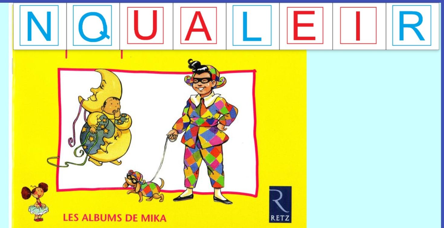 Arlequin, maternelle, album, carnaval