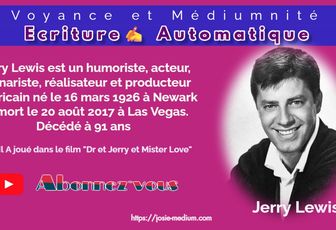 Ecriture automatique avec l'acteur Jerry Lewis✍️