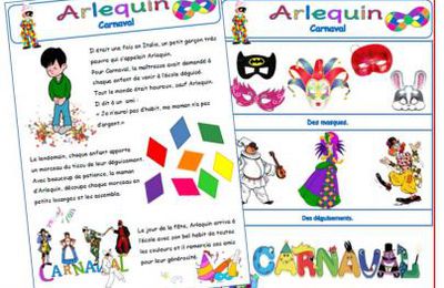 Carnaval : l'histoire de Arlequin