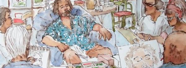 Dimanche - Scène d'atelier (65) L'endormi (fin) 