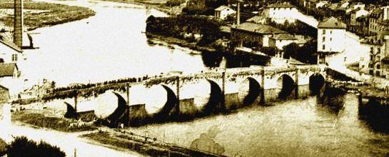 Limoges : le quartier des ponts et port du Naveix