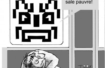 Vitrines: des écrans numériques interpellent le passant