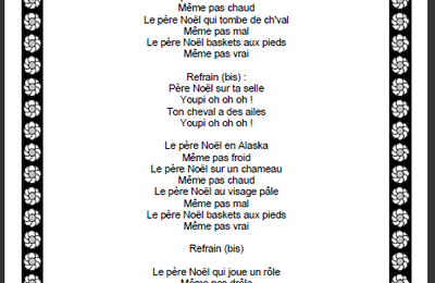 Youpi oh! Chant de Noël